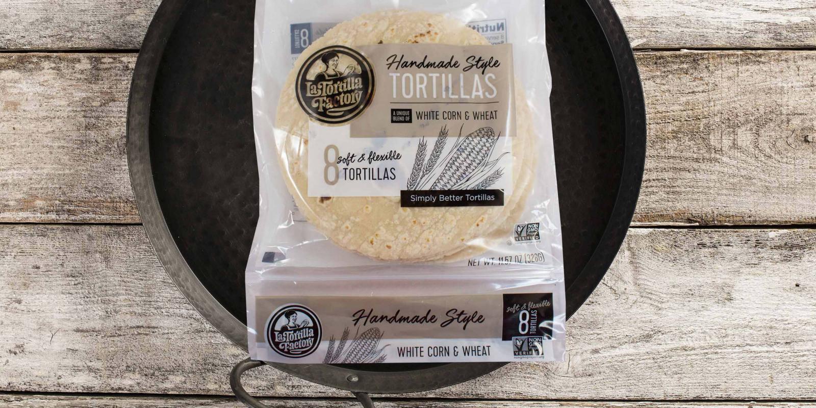 NonGMO Hand Made Style Tortillas, Hatch Green Chile, White Corn