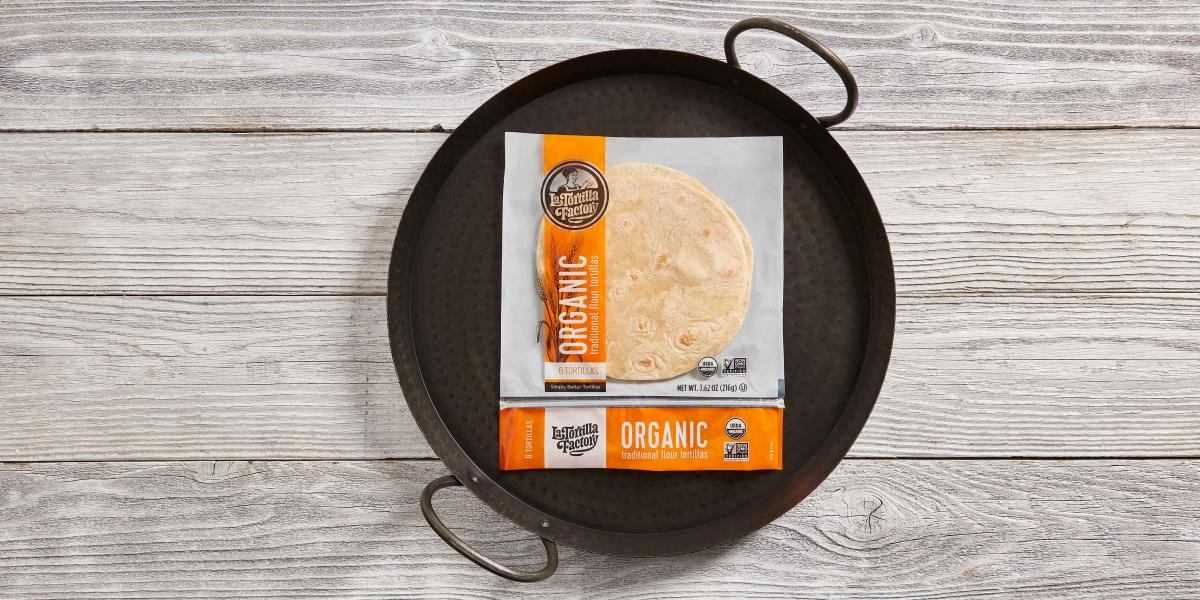 Organic, NonGMO Tortillas, Yellow Corn La Tortilla Factory