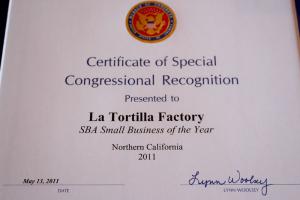 We are honored as Small Business of the Year by the Small Business Administration (SBA).