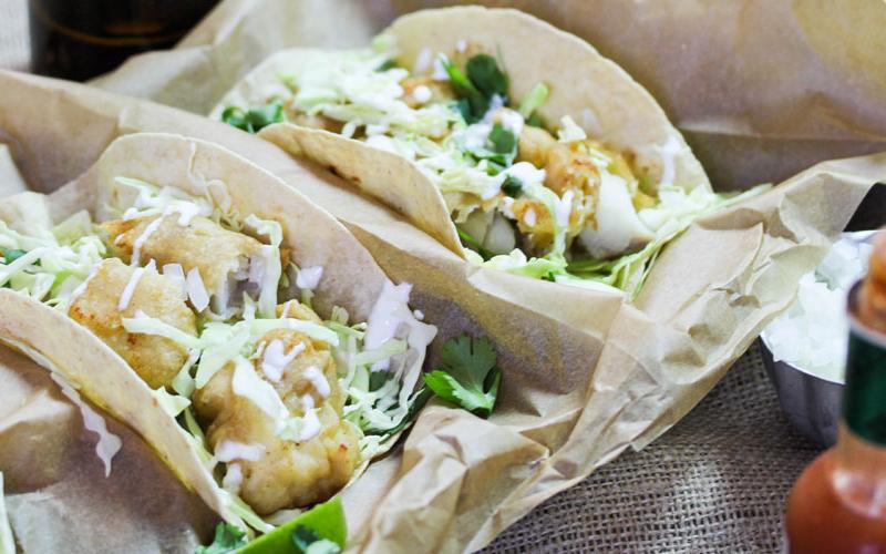 Baja fish tacos