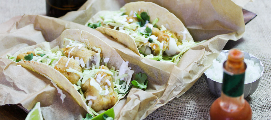 Baja fish tacos