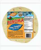 Sonoma All Natural Tortillas, Traditional Flour