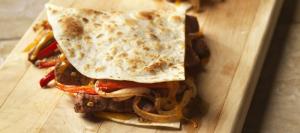 Spicy Steak and Bell Pepper Quesadillas