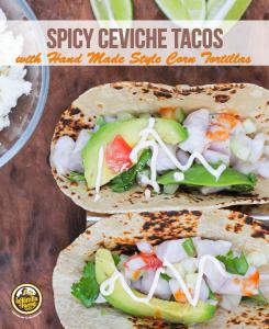 Spicy Ceviche Tacos Pin
