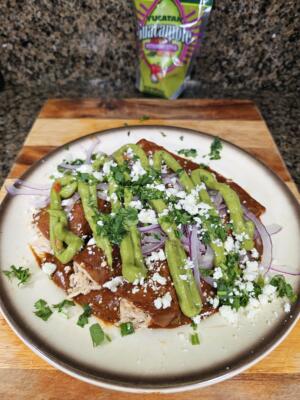 Mole Enchiladas