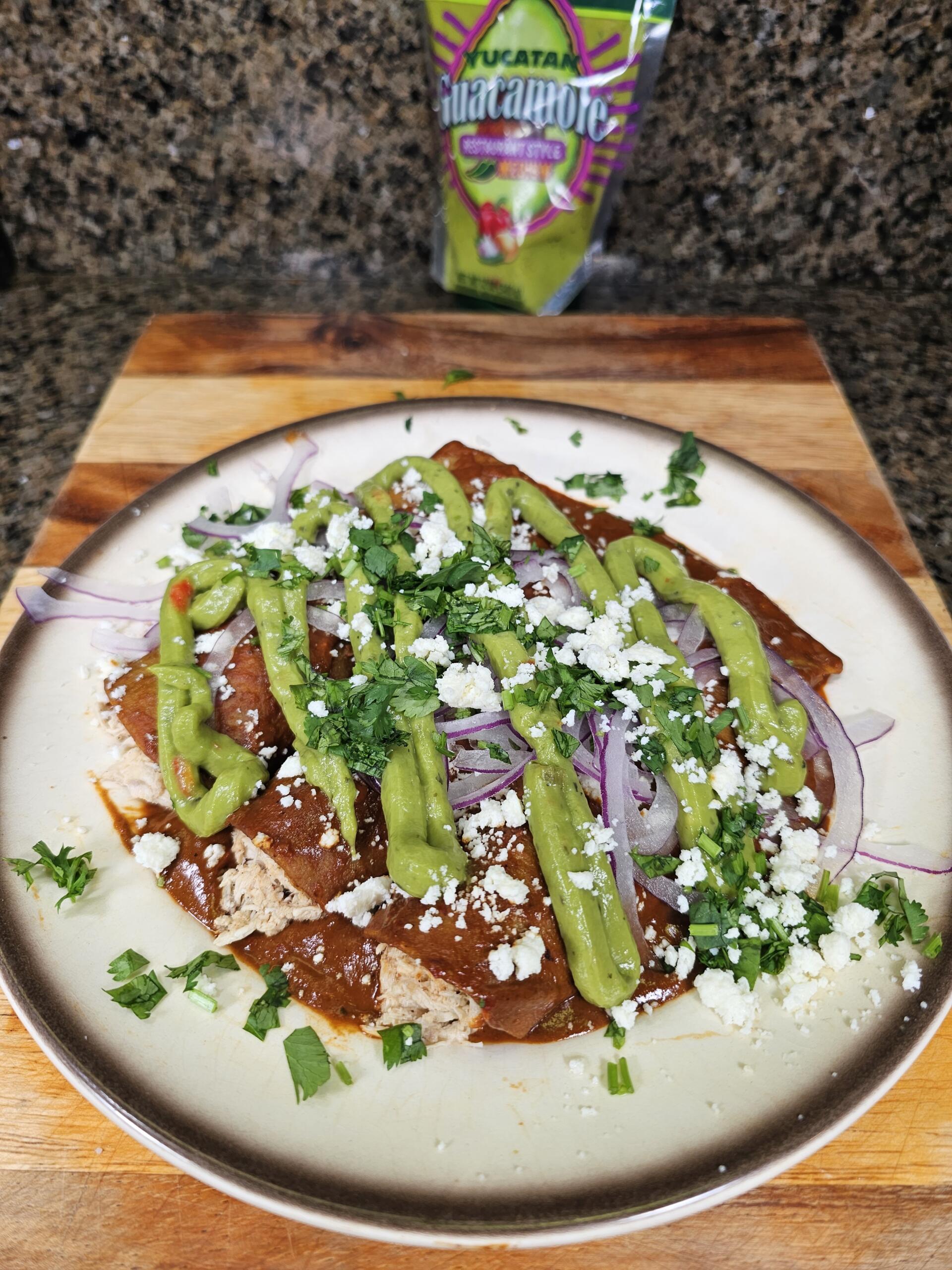 Mole Enchiladas