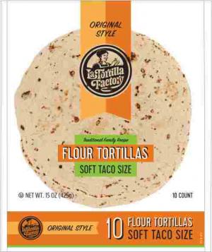 Traditional Flour Tortillas, Soft Taco Size