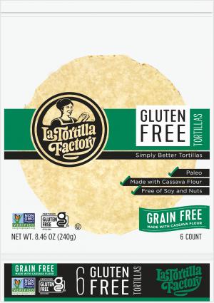 Gluten-Free Tortillas, Cassava Flour