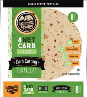 La Tortilla Factory Carb Cutting 4 Net Carb Flour Tortillas