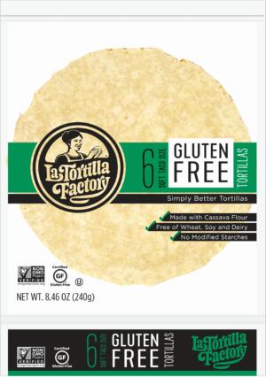 Gluten-Free Tortillas, Cassava Flour