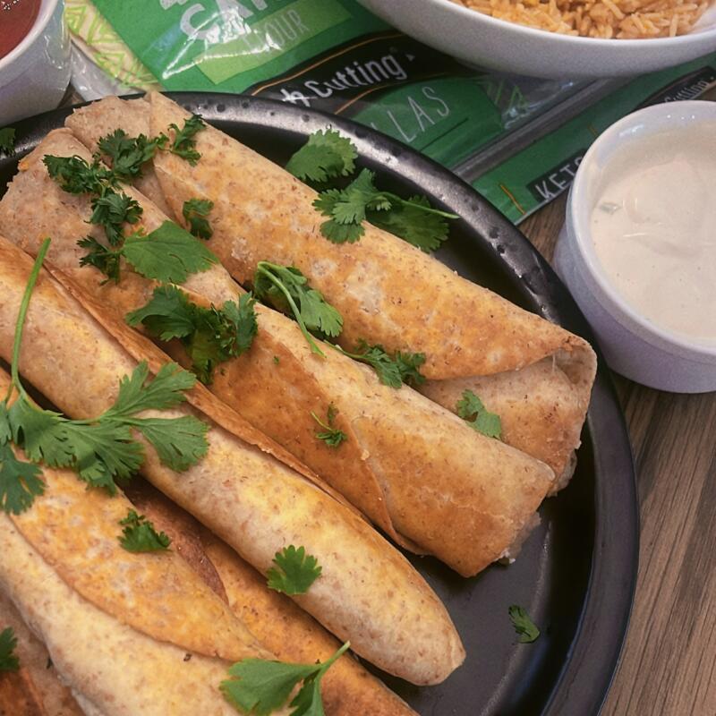 Seven Layer Dip Taquitos