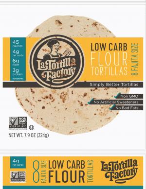 Non-GMO Low Carb Tortillas Archives • La Tortilla Factory