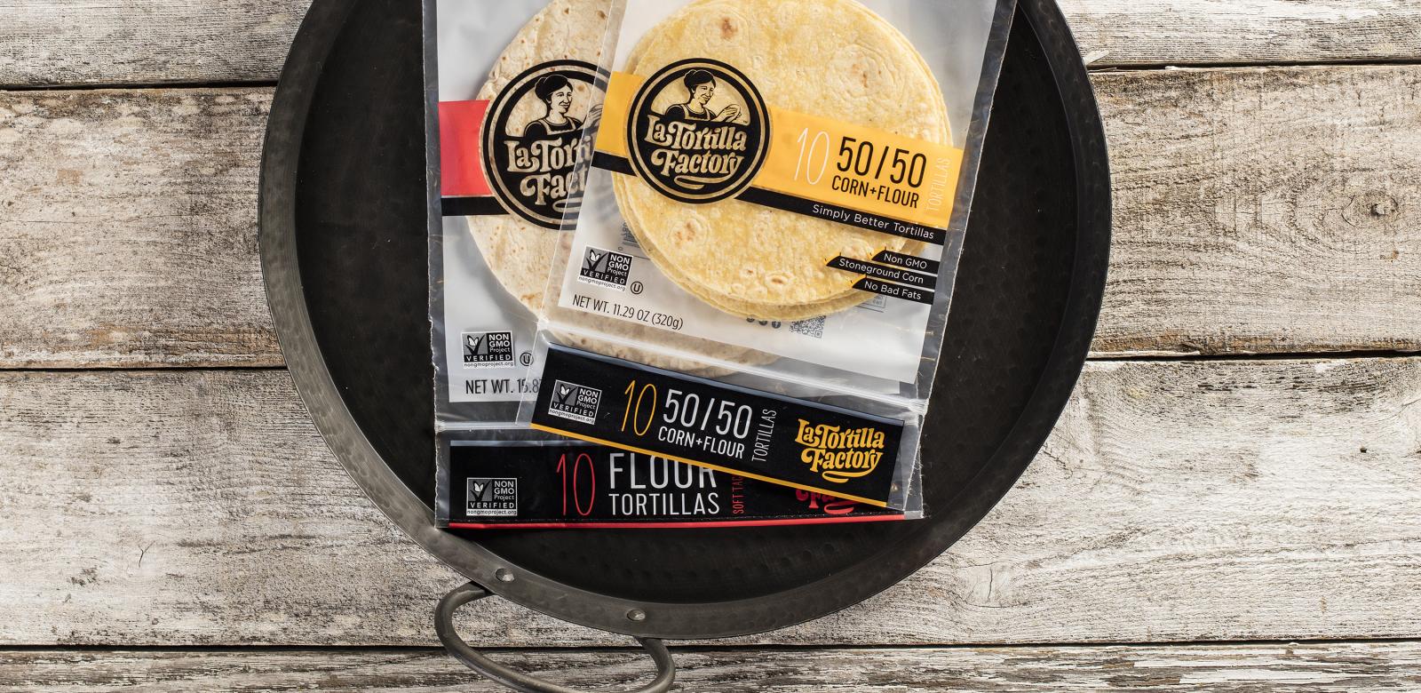 Whole Wheat Tortillas, Soft Taco Size • La Tortilla Factory