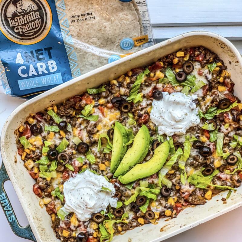 Low-Carb Taco Casserole