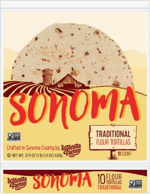 Sonoma Non-GMO Tortillas, Traditional Flour