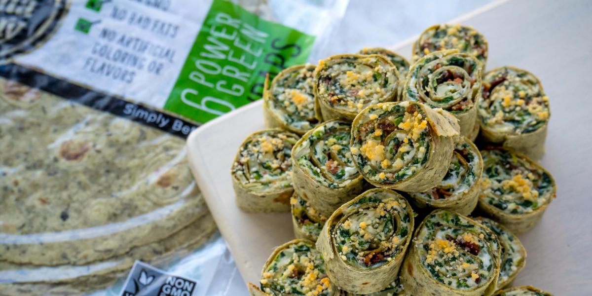 spinach pinwheels_recipesize1000x1300 • La Tortilla Factory