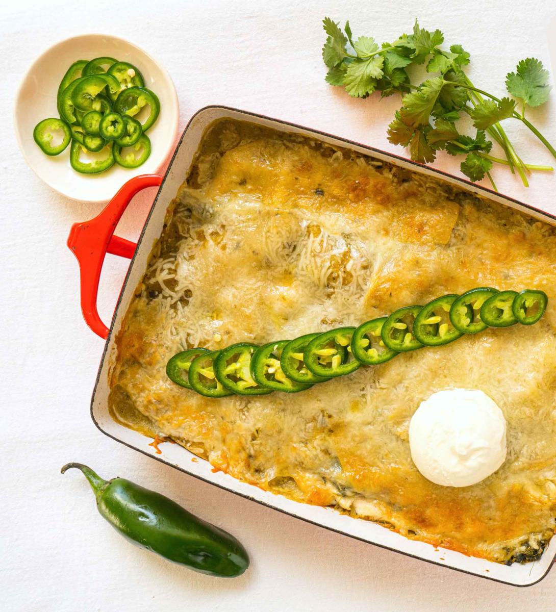 chickenenchiladasuizas_cropped • La Tortilla Factory