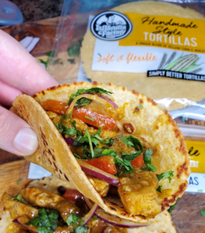 Grilled Chicken Curry Tacos