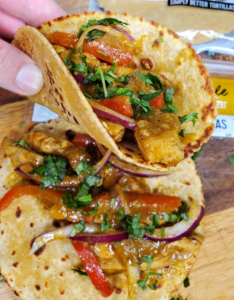 Grilled Chicken Curry Tacos