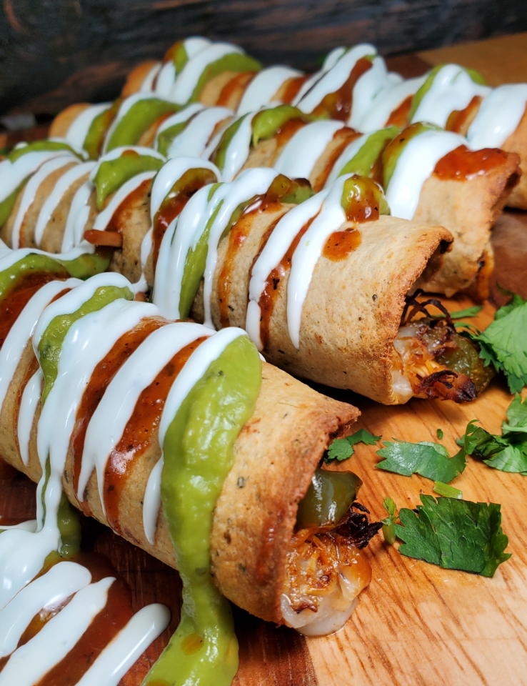 Rolled & Baked Chicken Tacos • La Tortilla Factory